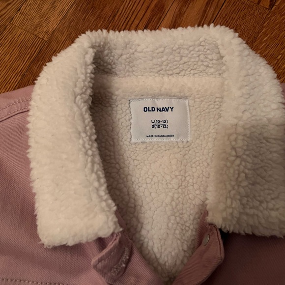 Girls Jean Sherpa jacket - Picture 2 of 2